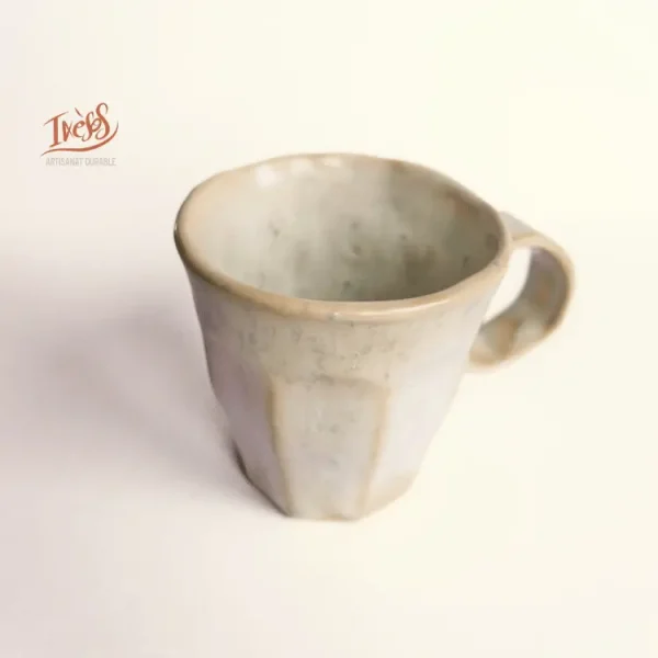 Mug en céramique artisanale – émail nacré facetté | Ixélex by Ixèsos