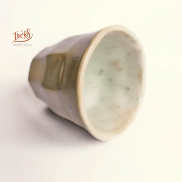 Mug en céramique artisanale – émail nacré facetté | Ixélex by Ixèsos