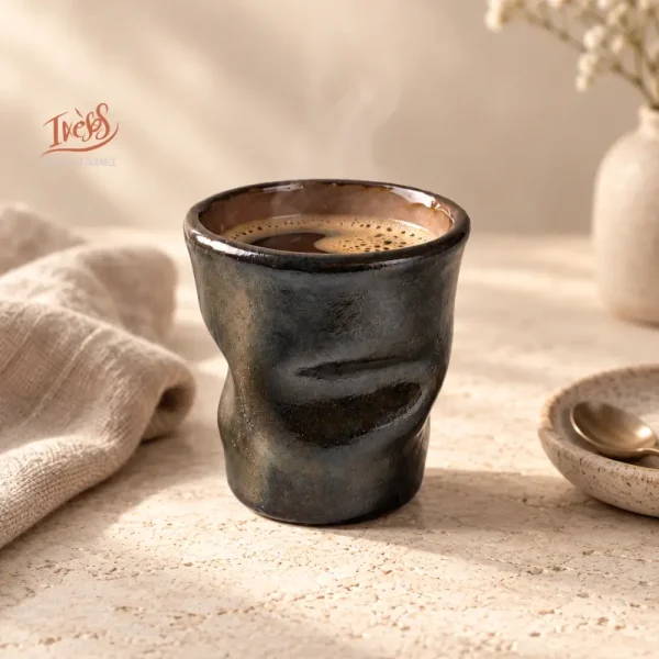 ANCRAGE – Tasse en grès artisanale, petite série | Ixèsos